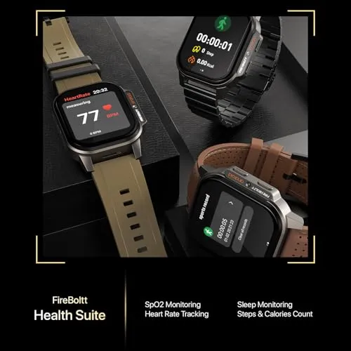 Fire-Boltt Snapp Smart Watch, Selfie Camera, 4G Nano-SIM Slot, 54.1mm AMOLED Display, Play Store- Unlimited apps, 1000mAh Battery, 2GB/4GB RAM   16GB/64GB ROM (Alpine Olive)
