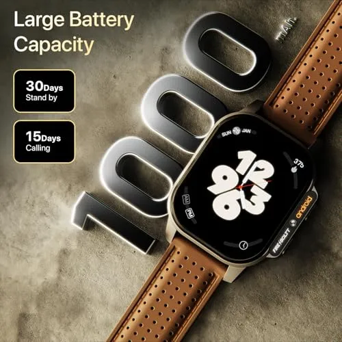 Fire-Boltt Snapp Smart Watch, Selfie Camera, 4G Nano-SIM Slot, 54.1mm AMOLED Display, Play Store- Unlimited apps, 1000mAh Battery, 2GB/4GB RAM   16GB/64GB ROM (Alpine Olive)