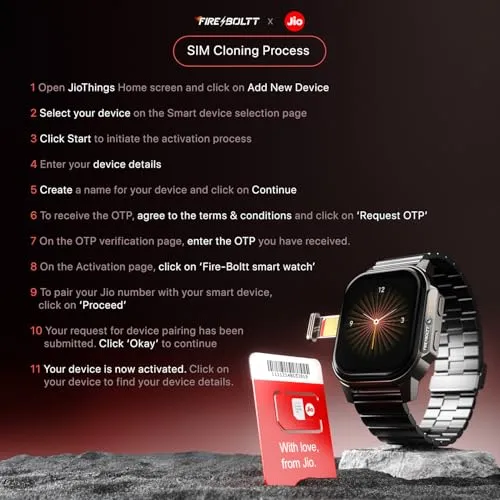 Fire-Boltt Snapp Smart Watch, Selfie Camera, 4G Nano-SIM Slot, 54.1mm AMOLED Display, Play Store- Unlimited apps, 1000mAh Battery, 2GB/4GB RAM   16GB/64GB ROM (Alpine Olive)