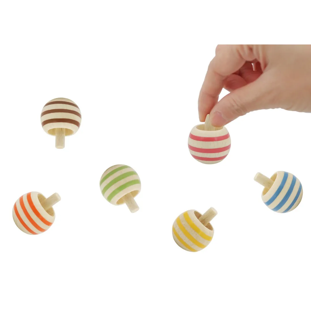 Flip Over Spinning Tops