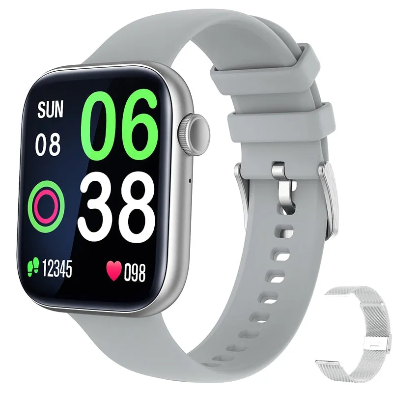 For Xiaomi Huawei Samsung 1.81 inch Bluetooth Call Smartwatch Men Support 120 Sport  2022 New Women Rotary keys Smart Watch  Box