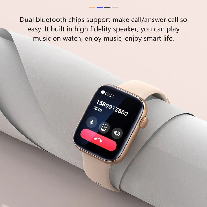 For Xiaomi Huawei Samsung 1.81 inch Bluetooth Call Smartwatch Men Support 120 Sport  2022 New Women Rotary keys Smart Watch  Box