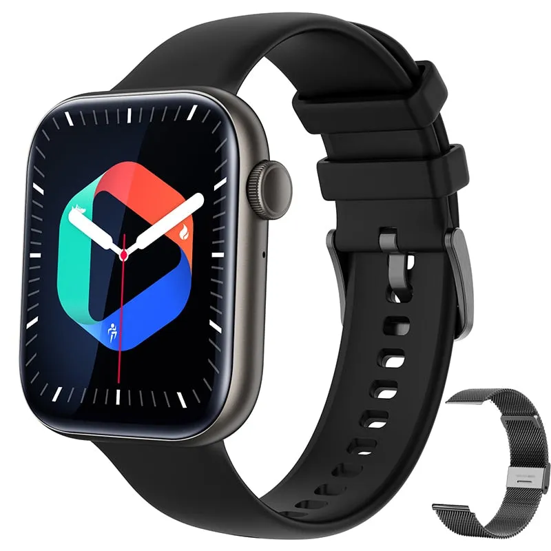 For Xiaomi Huawei Samsung 1.81 inch Bluetooth Call Smartwatch Men Support 120 Sport  2022 New Women Rotary keys Smart Watch  Box