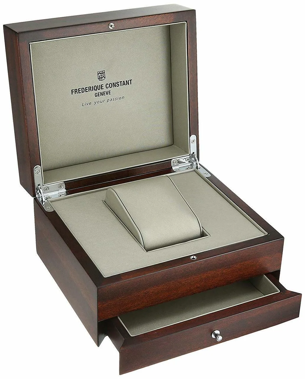 Frederique Constant White Dial Worldtimer Automatic Watch FC-718WM4H6