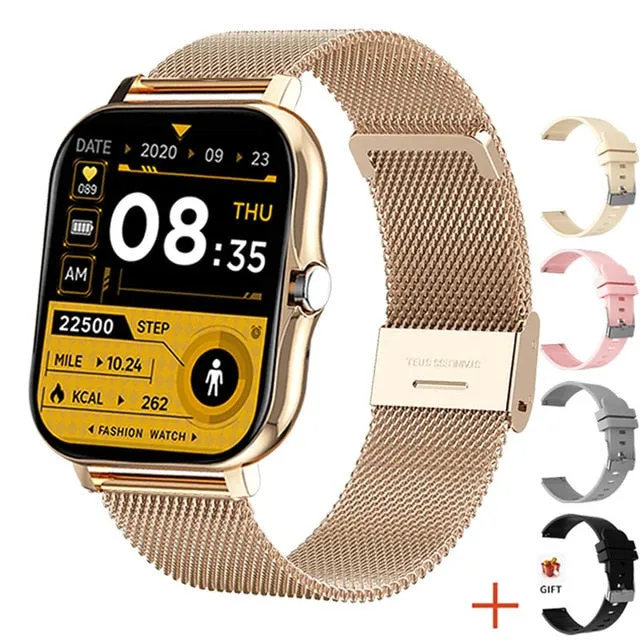Full Touch Sport Smart Watch Men Women Heart Rate Fitness Tracker Bluetooth call Smartwatch wristwatch GTS 2 P8 plus watch Box