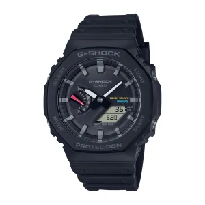 G-Shock Bluetooth Connected with 48X45 MM Black Octagon Dial Resin Band Strap. GAB2100-1A Solar