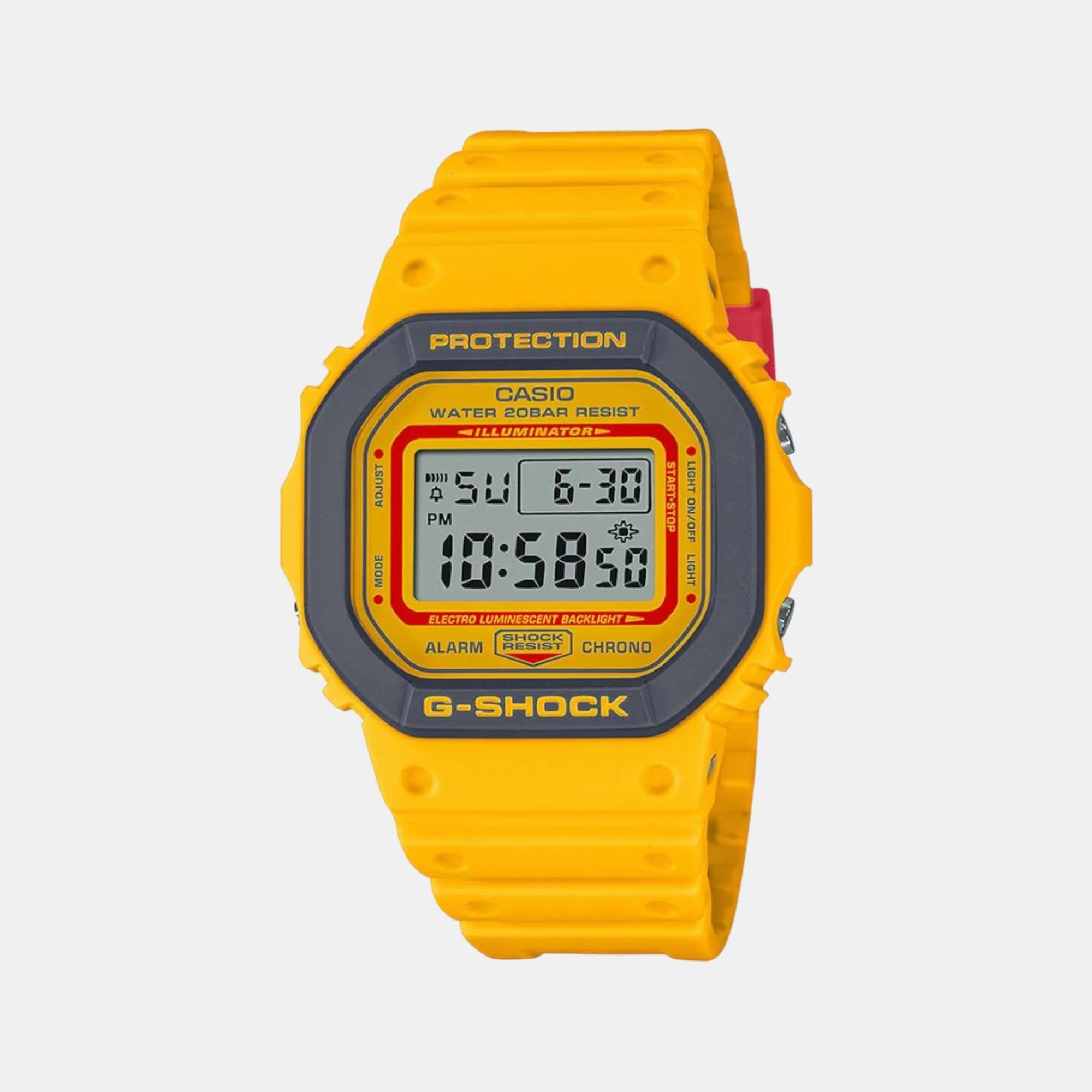 G-Shock Men's Yellow Digital Resin Watch G1335 - DW-5610Y-9DR