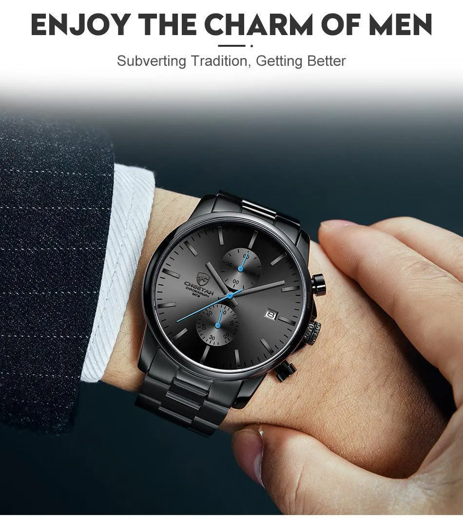GREAT GIFT IDEAS - Top Brand Luxury Business Quartz Wristwatch