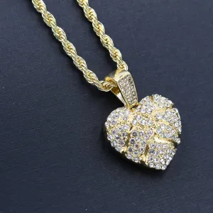 HEART CHAIN AND CHARM - HC17665