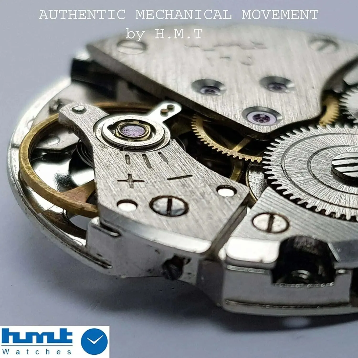 HMT Kohinoor Para Shock 17 Jewels Devanagari Dial Mechanical Hand winding Men's Wrist Watch