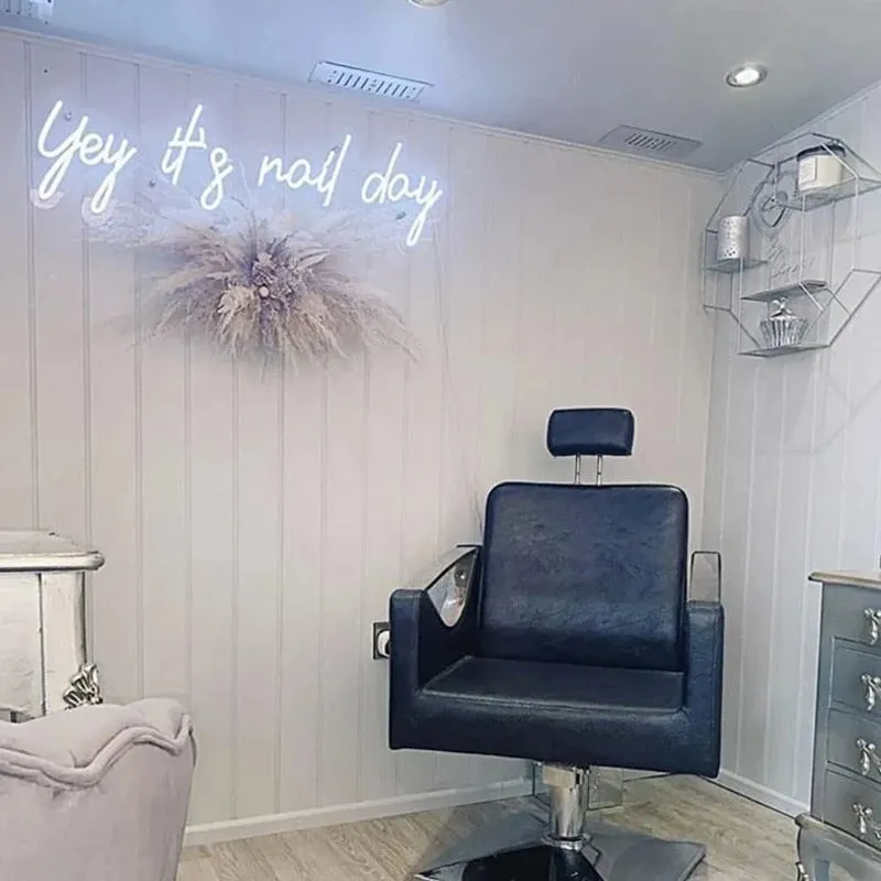 Insegna neon led Yey it s nail day LED Neon Sign