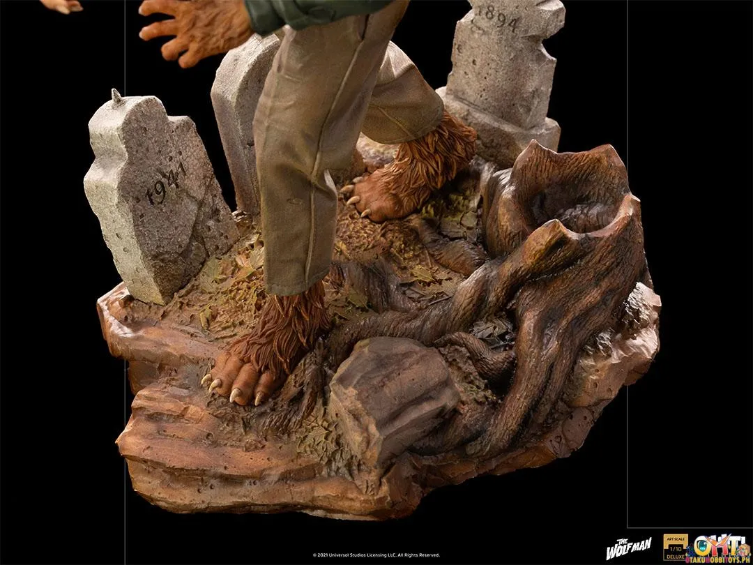 Iron Studios Universal Monsters 1/10 The Wolf Man Deluxe Art Scale