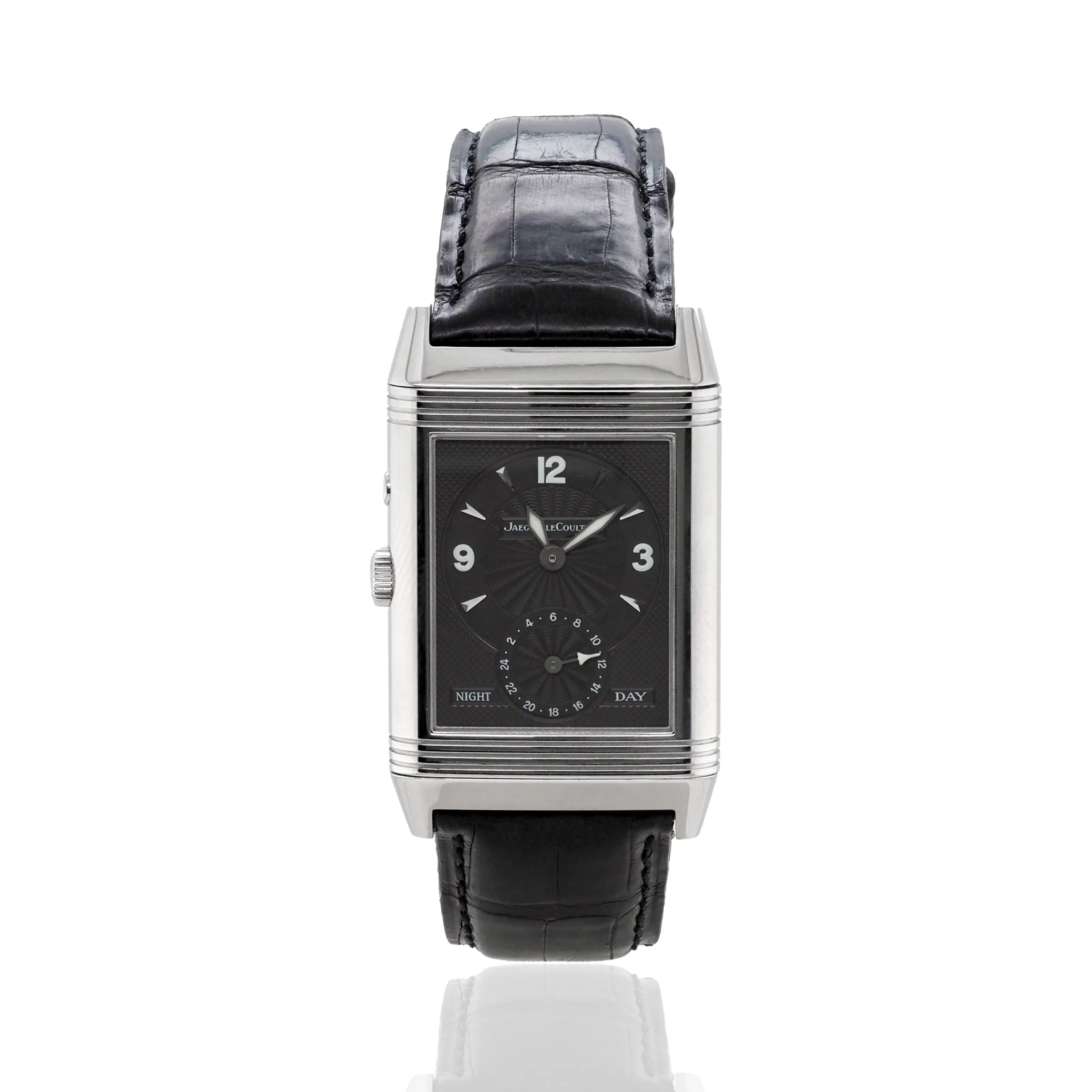 Jaeger-LeCoultre Grande Reverso Day & Night Steel Manual Wind Watch