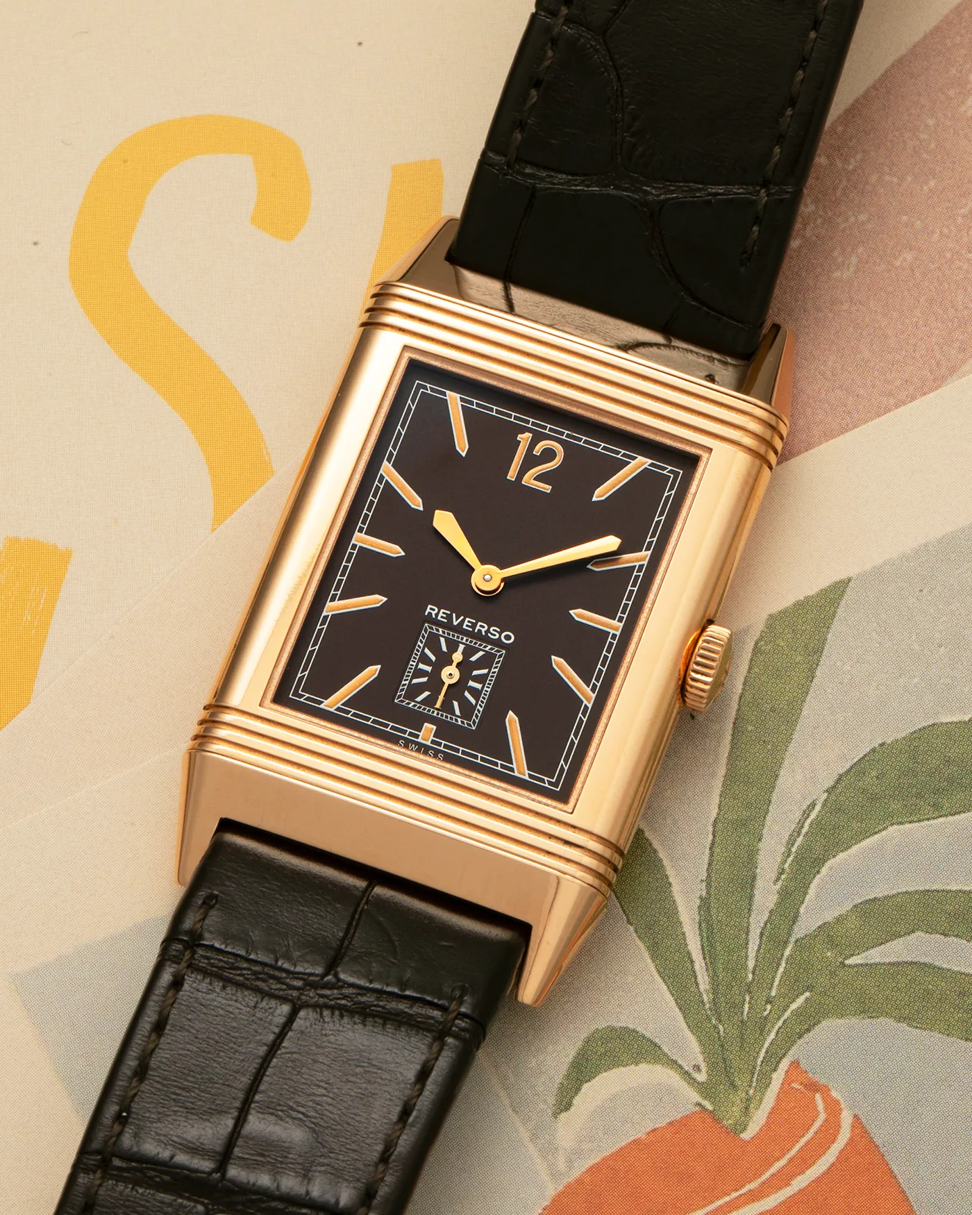 Jaeger-LeCoultre Grande Reverso Ultra Thin Tribute to 1931 Chocolate Ref. 277.2.22