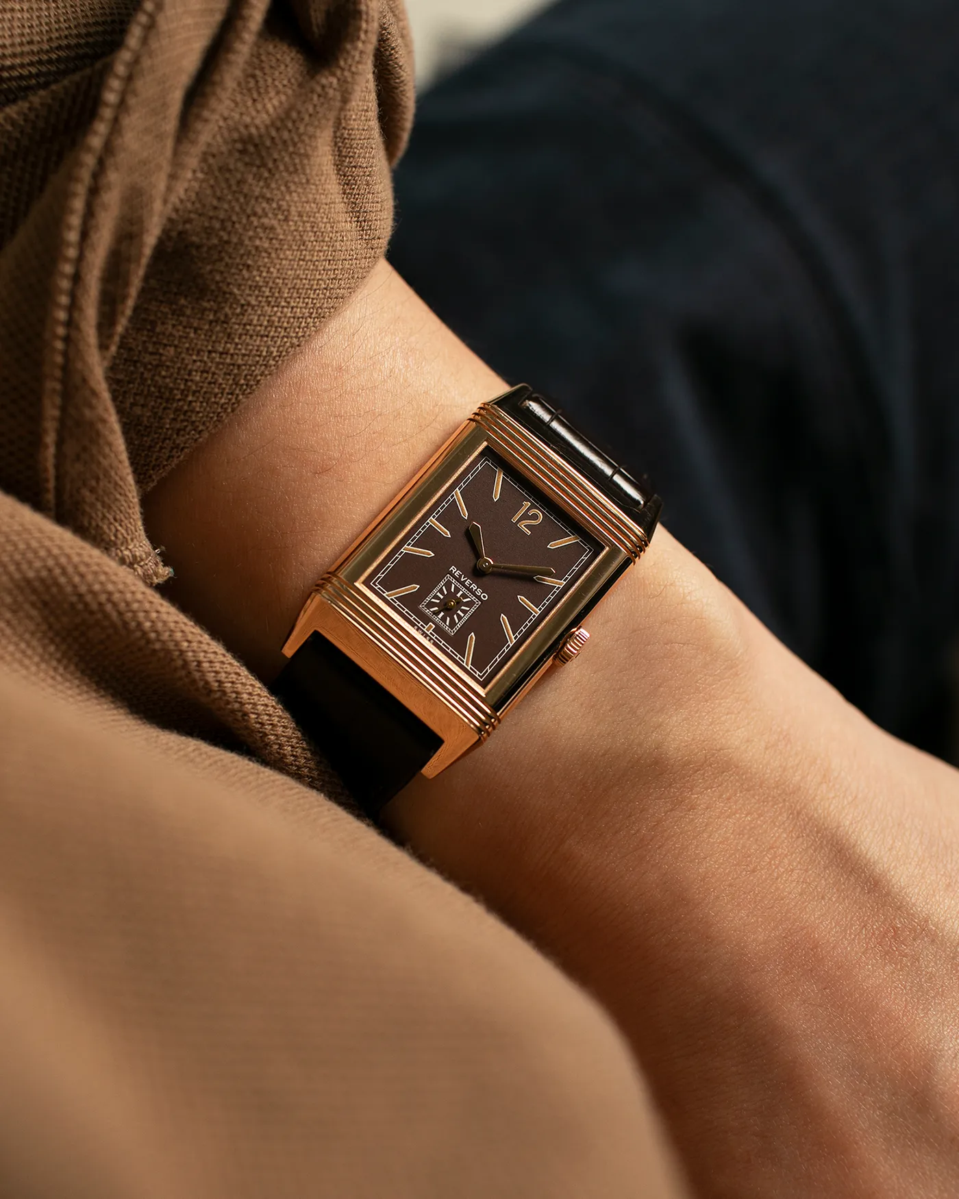 Jaeger-LeCoultre Grande Reverso Ultra Thin Tribute to 1931 Chocolate Ref. 277.2.22