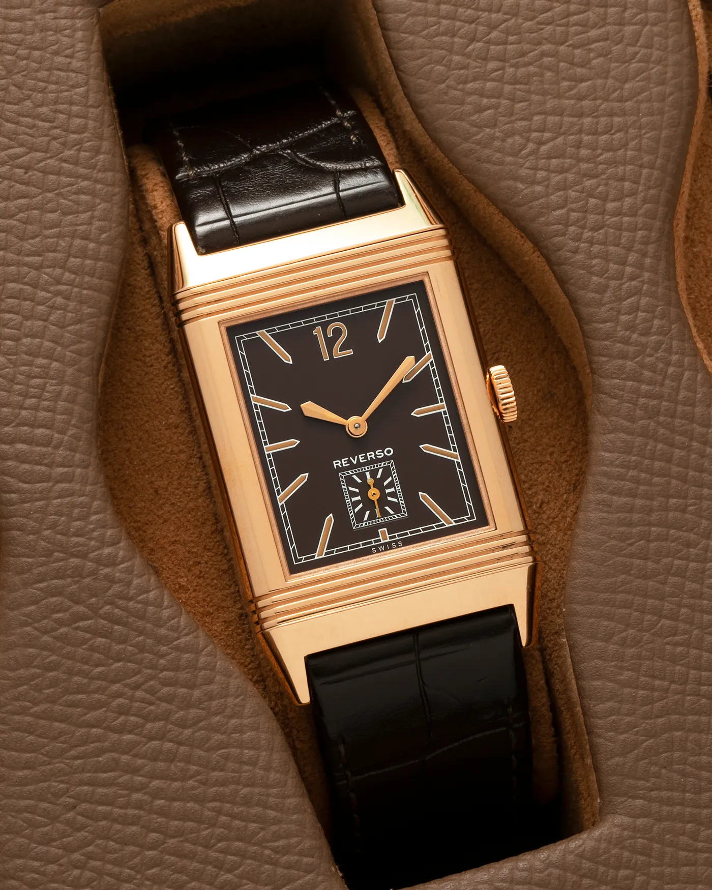 Jaeger-LeCoultre Grande Reverso Ultra Thin Tribute to 1931 Chocolate Ref. 277.2.22