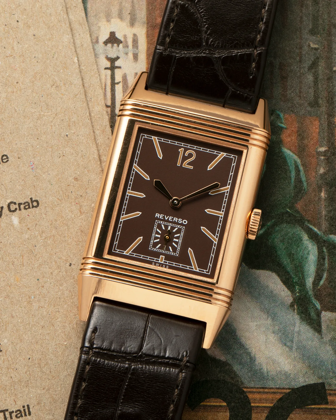 Jaeger-LeCoultre Grande Reverso Ultra Thin Tribute to 1931 Chocolate Ref. 277.2.22
