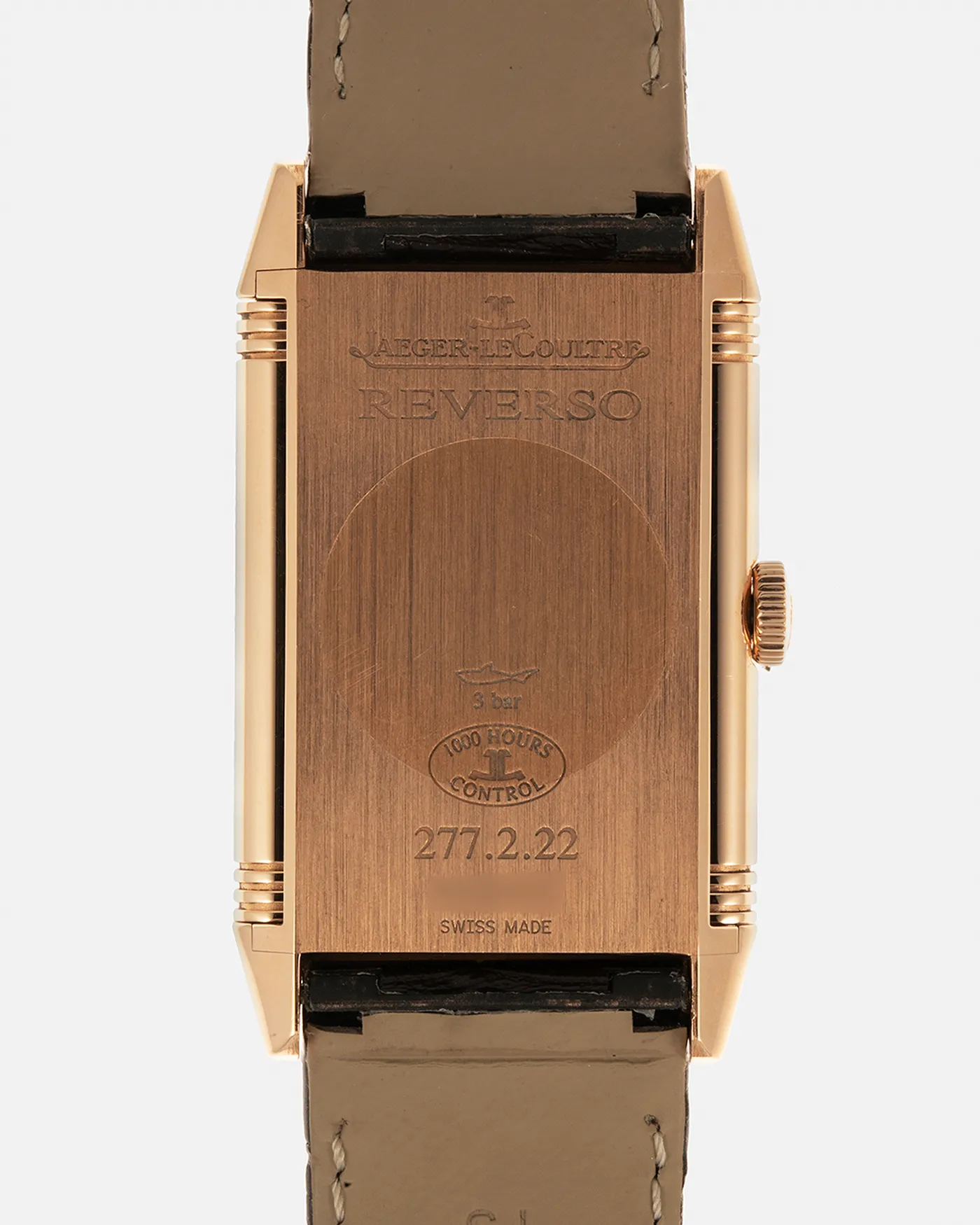 Jaeger-LeCoultre Grande Reverso Ultra Thin Tribute to 1931 Chocolate Ref. 277.2.22