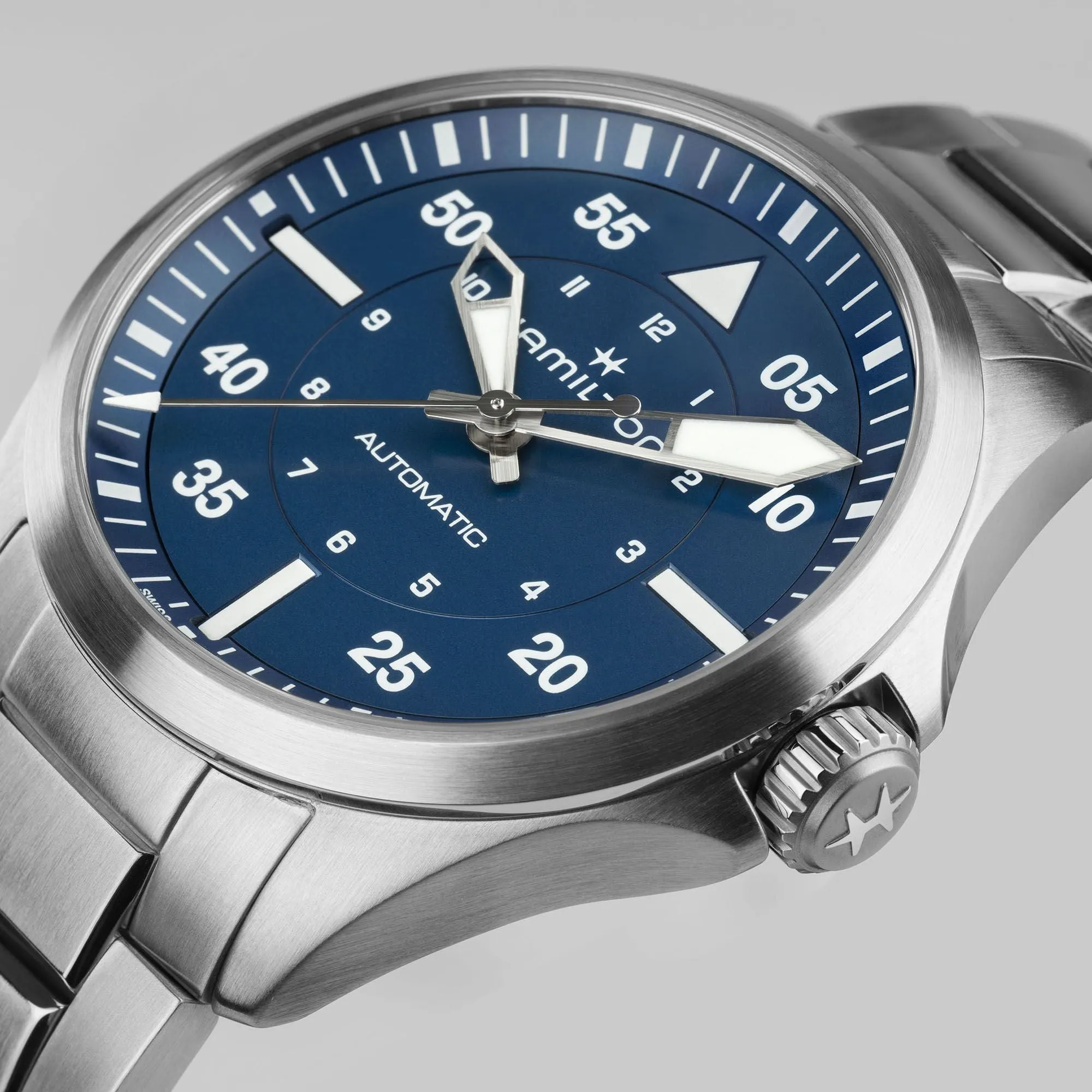 Khaki Aviation Pilot Auto 39mm H76305140