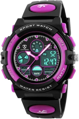 Kids Watch for Boys and Girls Ages 5-15, Analog Digital Waterproof With Alarm Clock Stopwatch, Birthday and Christmas Gifts
