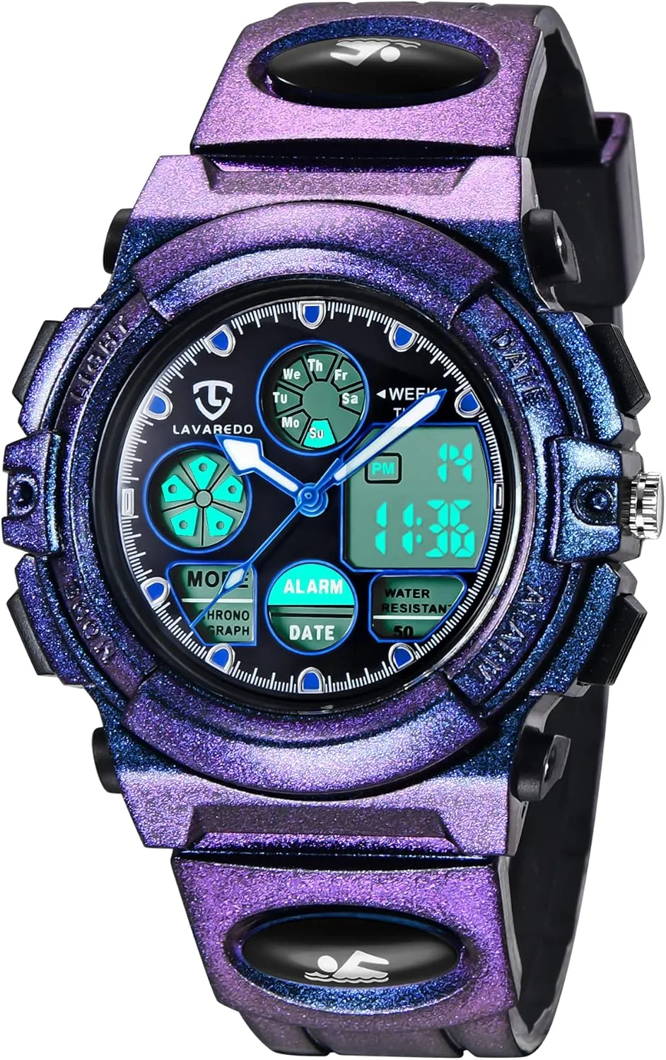 Kids Watch for Boys and Girls Ages 5-15, Analog Digital Waterproof With Alarm Clock Stopwatch, Birthday and Christmas Gifts