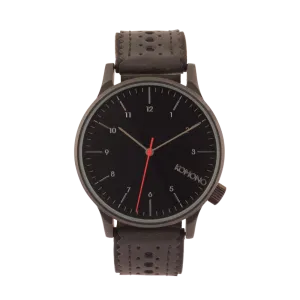Komono Winston Brogue Jet Black Watch