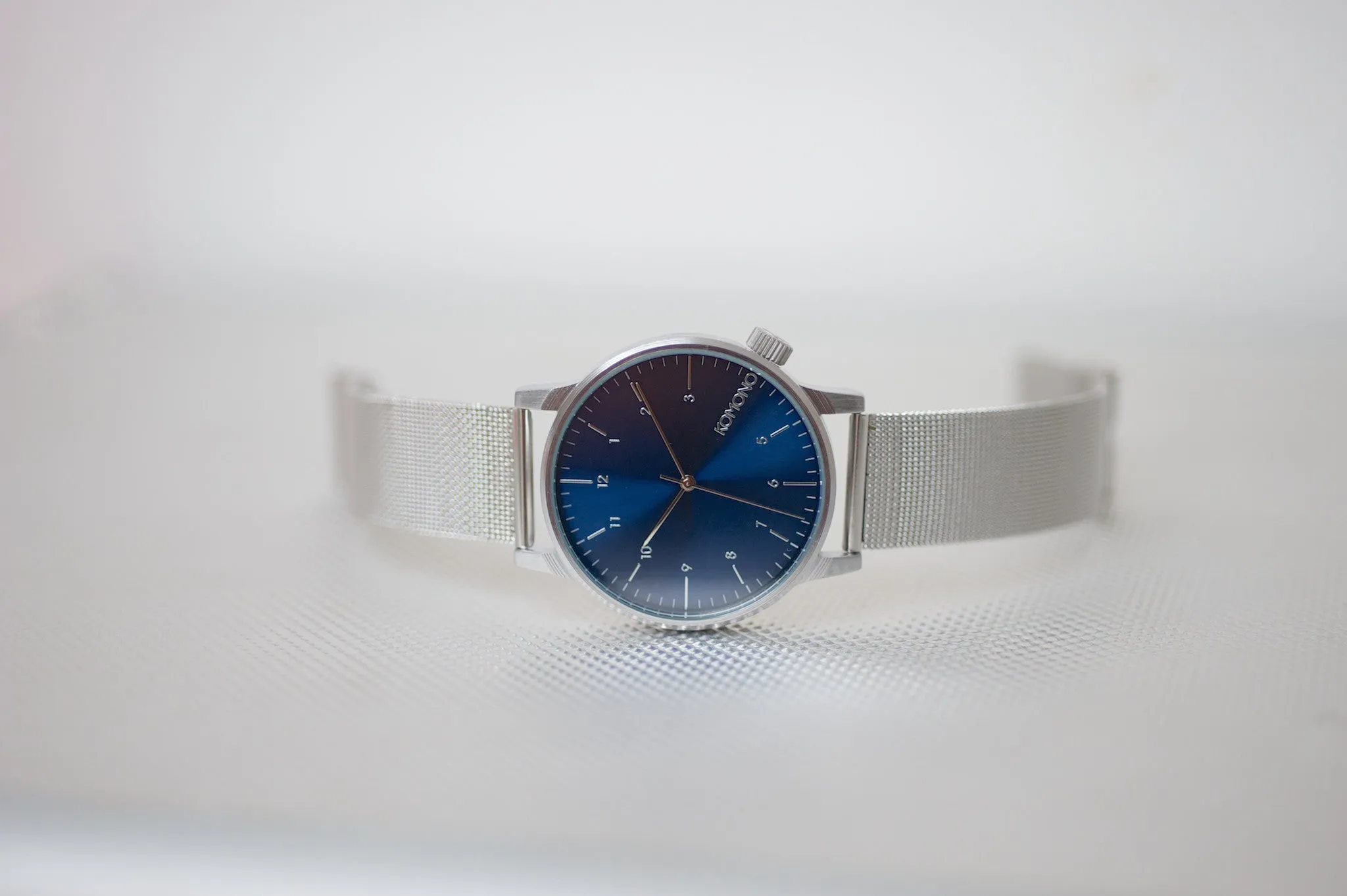 Komono Winston Royale Watch - Silver & Blue