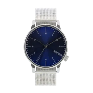 Komono Winston Royale Watch - Silver & Blue