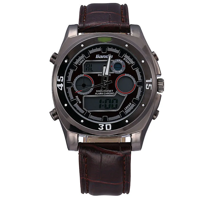 LIANDU Watches Relogio Masculino Car-Styling Watch Digital LED Men Top Brand Luxury Chronograph Barcelona Sports Running Relogio