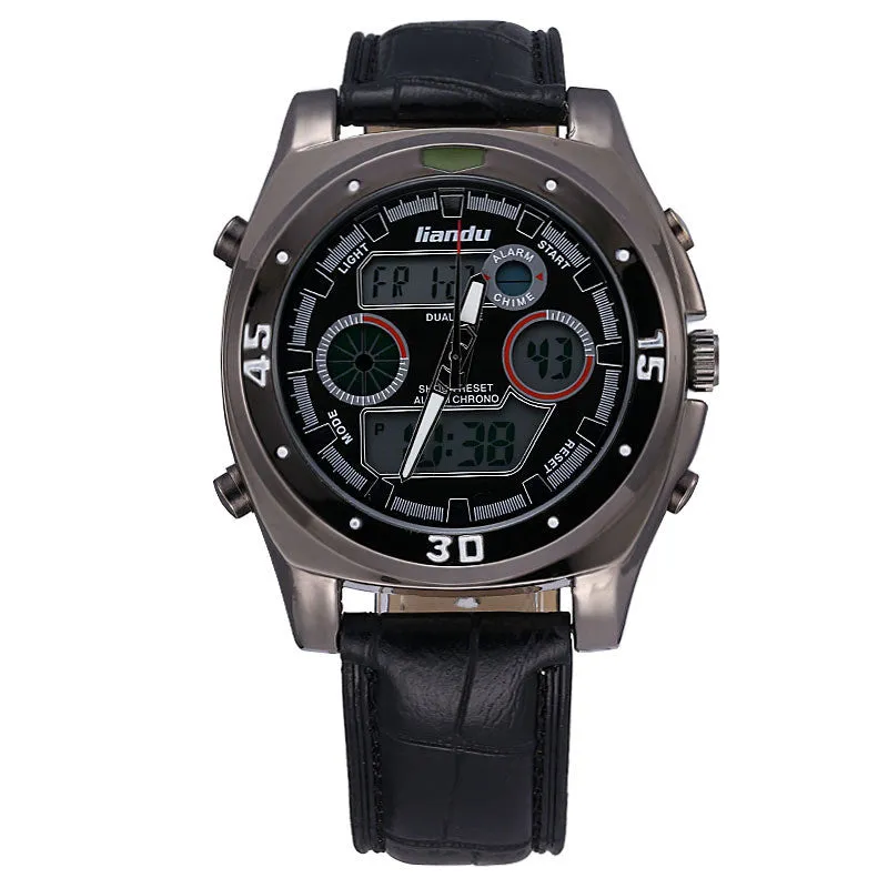 LIANDU Watches Relogio Masculino Car-Styling Watch Digital LED Men Top Brand Luxury Chronograph Barcelona Sports Running Relogio