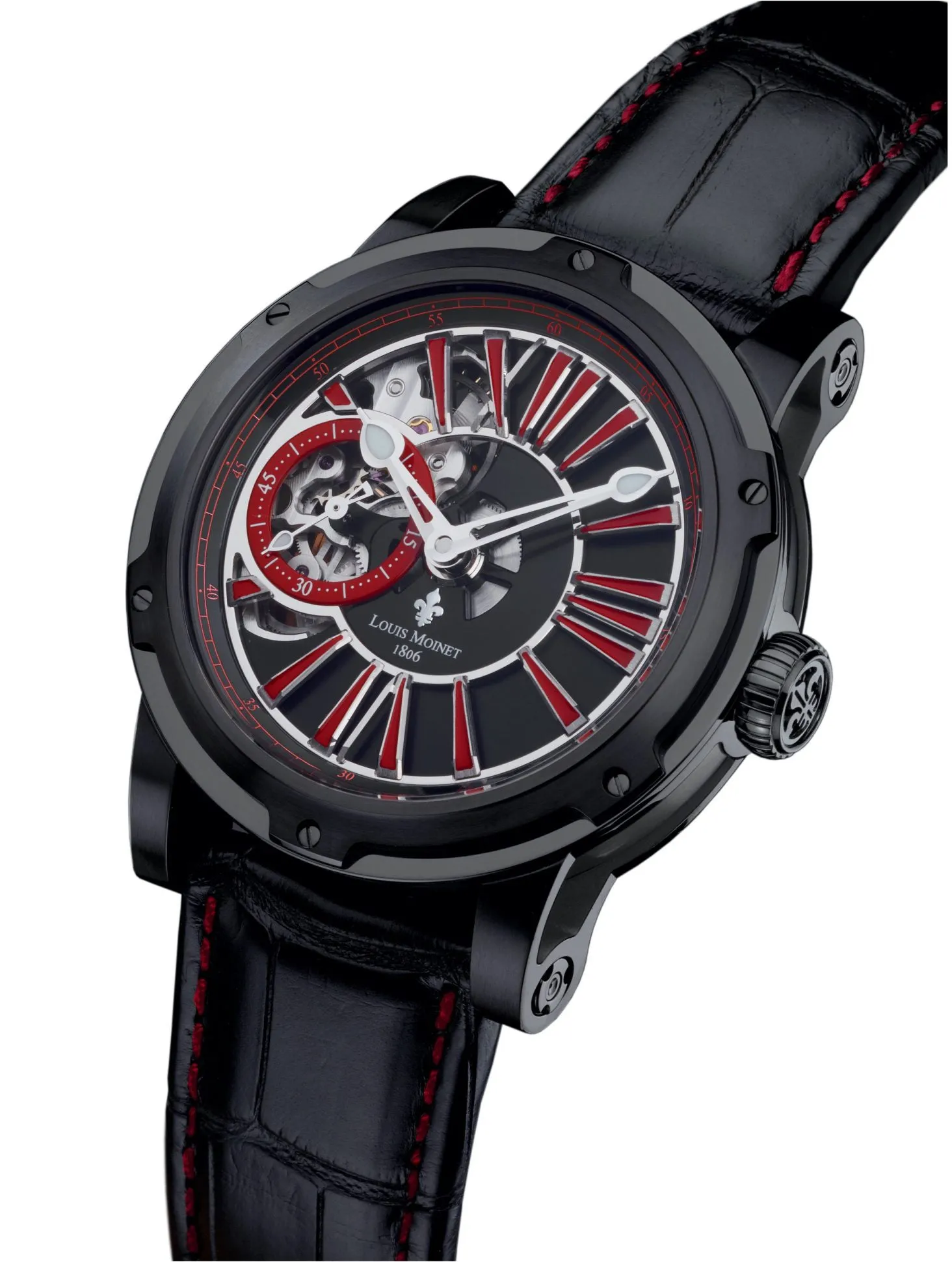 LM Watch Metropolis Black Red Limited Edition