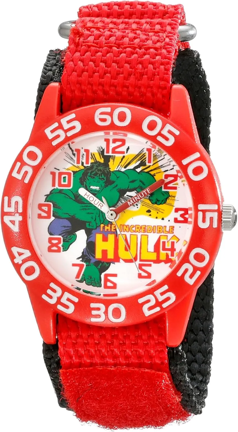 Marvel Kids' W001725 Hulk Analog Display Analog Quartz Red Watch