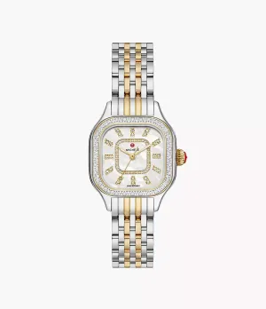 Meggie Two-Tone Diamond Stainless Steel Watch