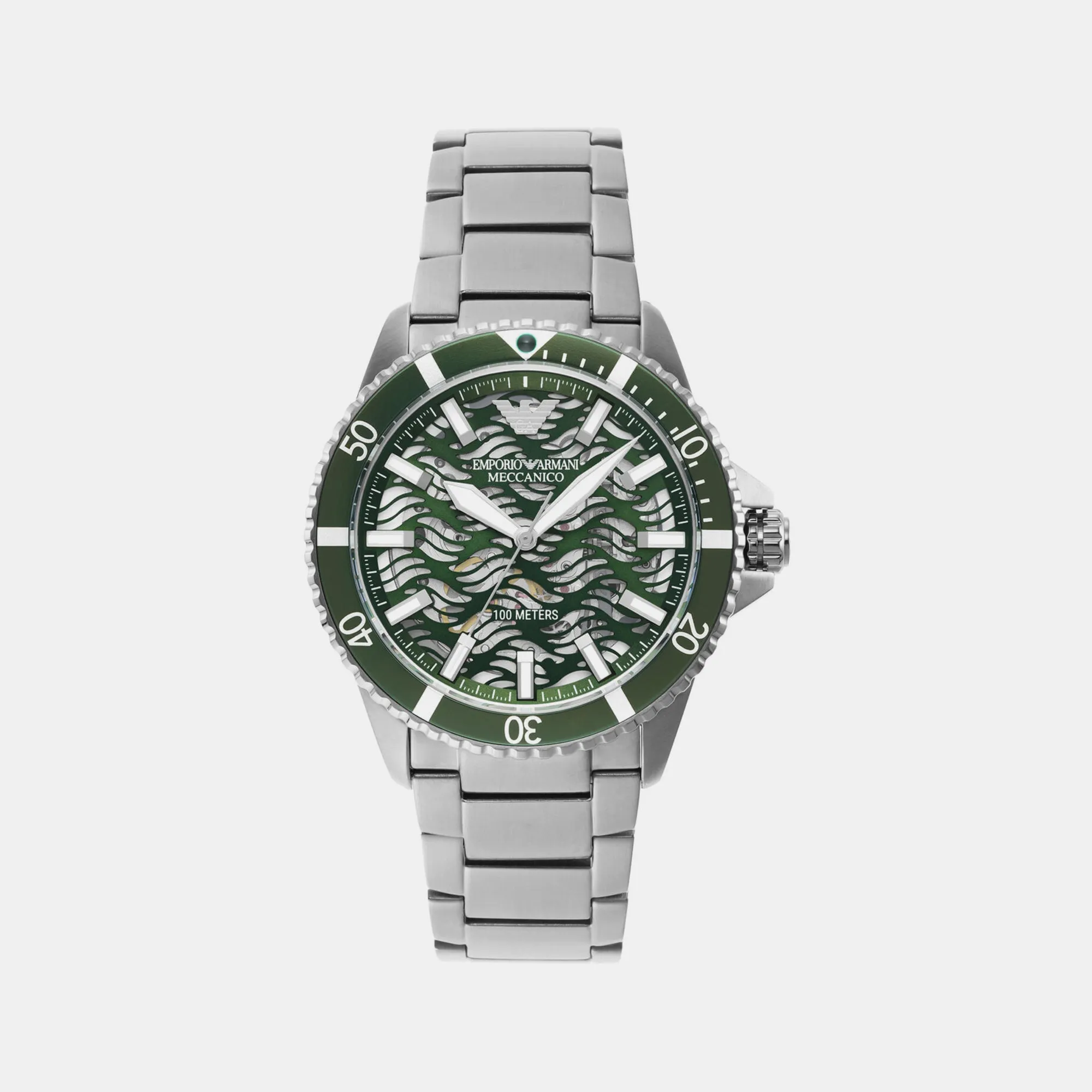 Men's Green Analog Stainless Steel Watch AR60061