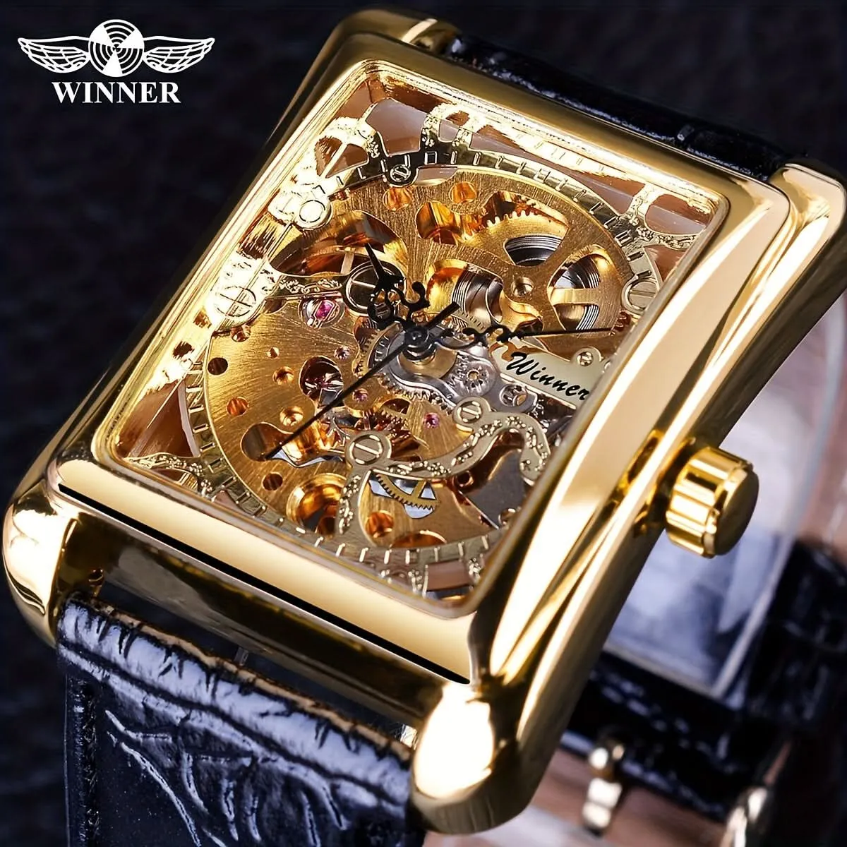 Men’s Luxury Skeleton Mechanical Watch