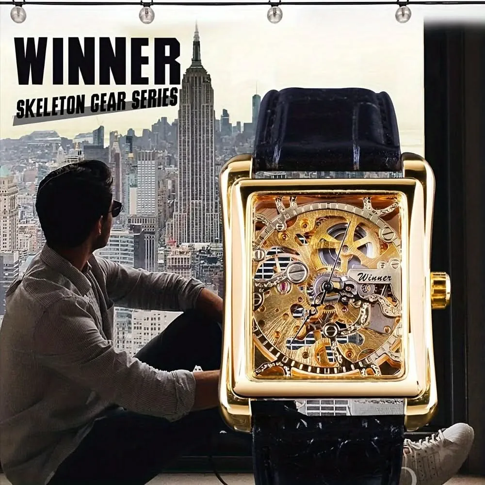 Men’s Luxury Skeleton Mechanical Watch