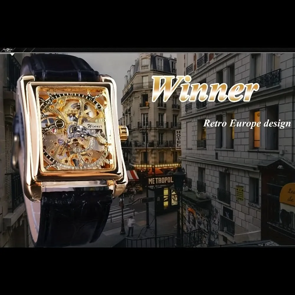 Men’s Luxury Skeleton Mechanical Watch