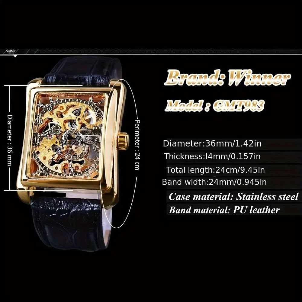 Men’s Luxury Skeleton Mechanical Watch