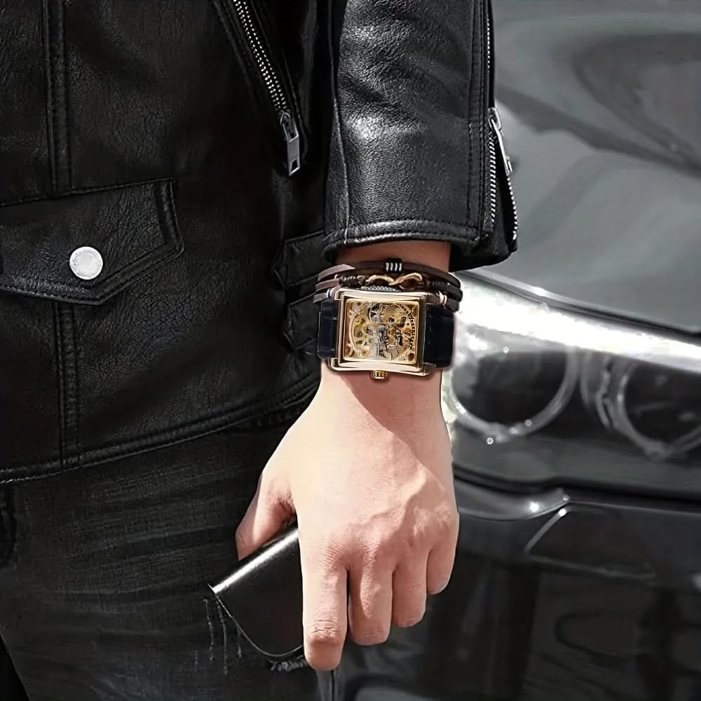 Men’s Luxury Skeleton Mechanical Watch