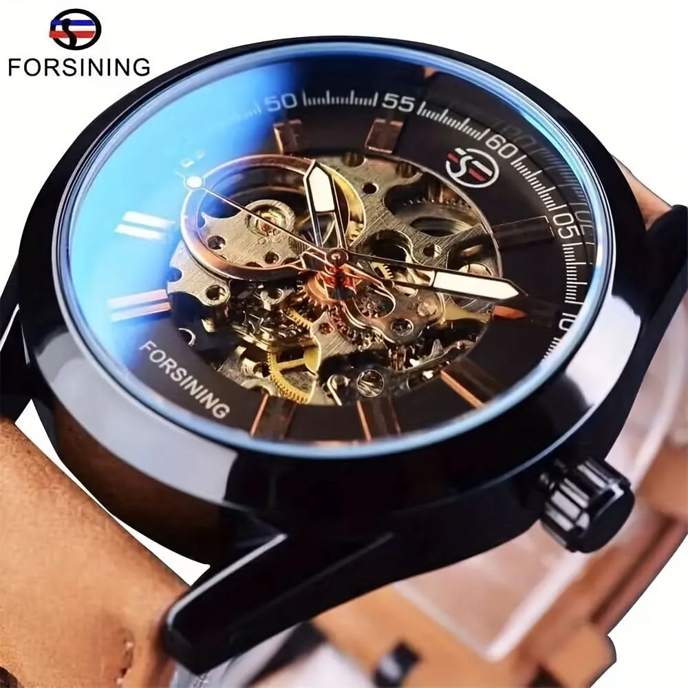 Men's Mechanical Skeleton Watch