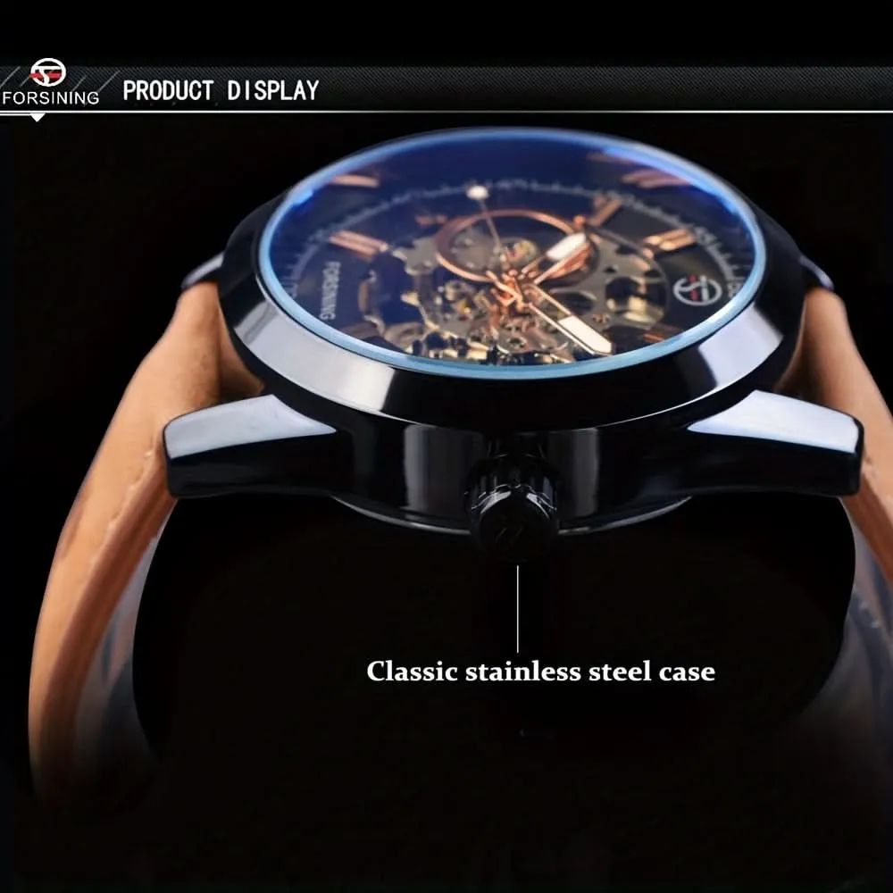 Men's Mechanical Skeleton Watch