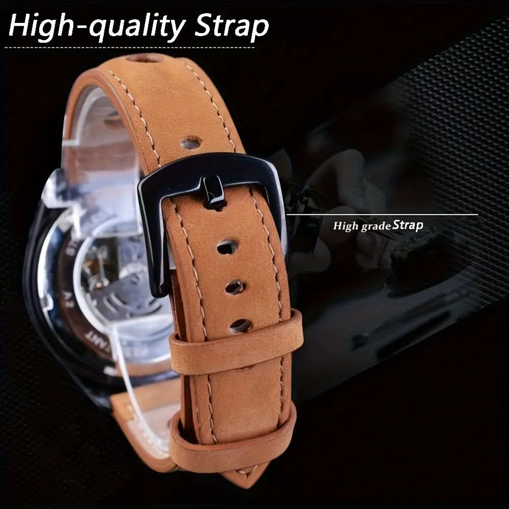 Men's Mechanical Skeleton Watch