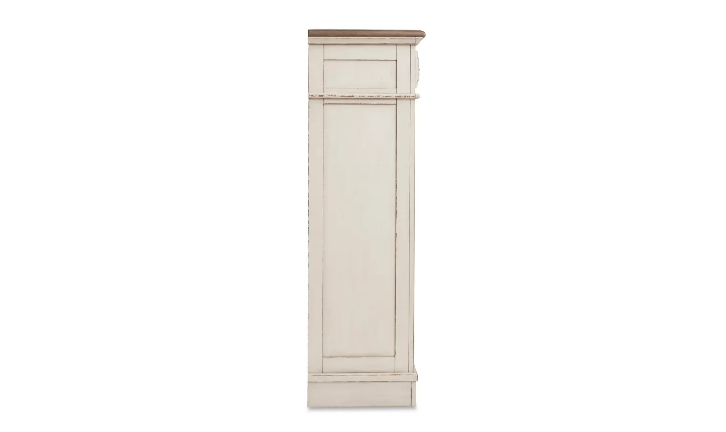 Modern Heritage Realyn 5 Drawer Wooden Chest in Ivory