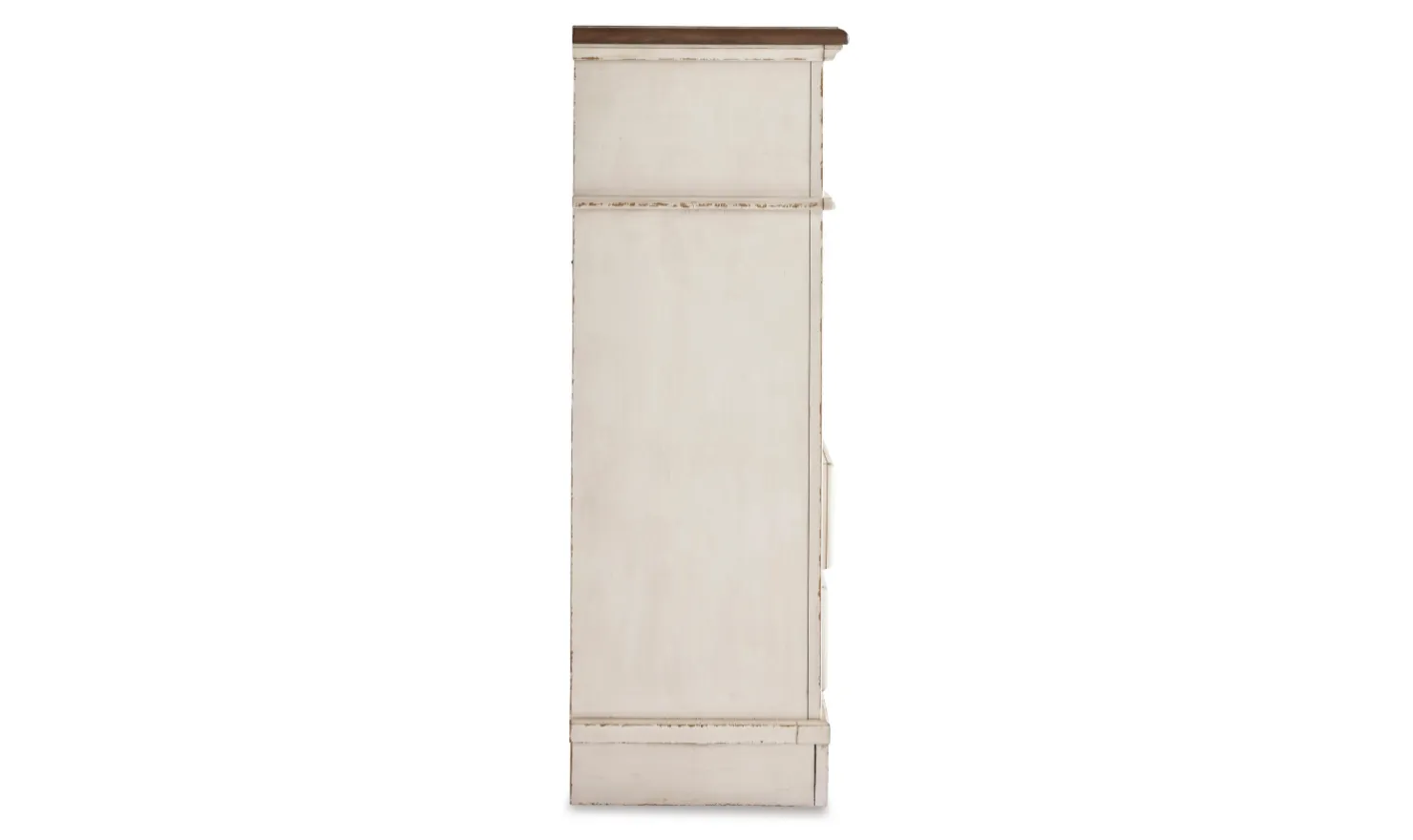 Modern Heritage Realyn 5 Drawer Wooden Chest in Ivory