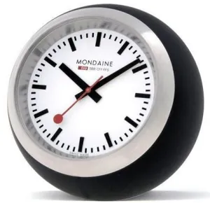 MOND Globe Clock Black/White 6cm