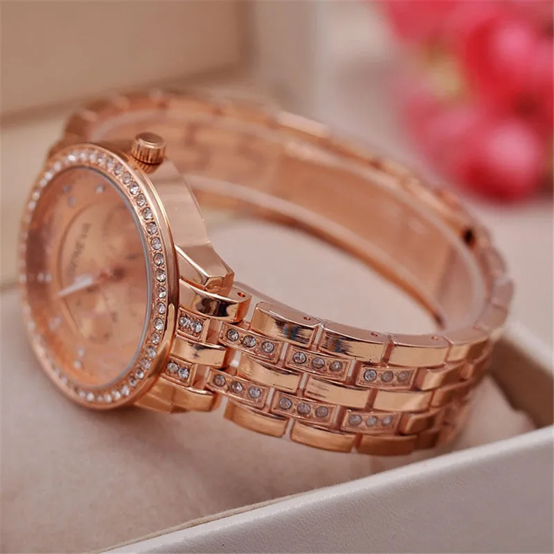 New Arrivals GENEVA Watches Men Diamond Belt Fashion Gift Watch Dress Alloy Wristwatches