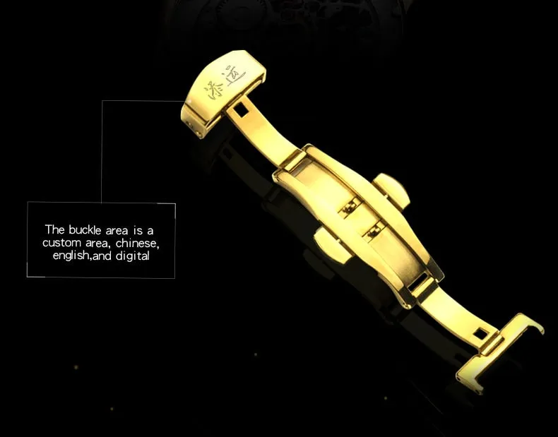 New Brand Men Watch Tourbillon Mechanical Retro Top Man Clock Stainless Steel Thin Dial Creative Trend Luxury Popular Male Watch