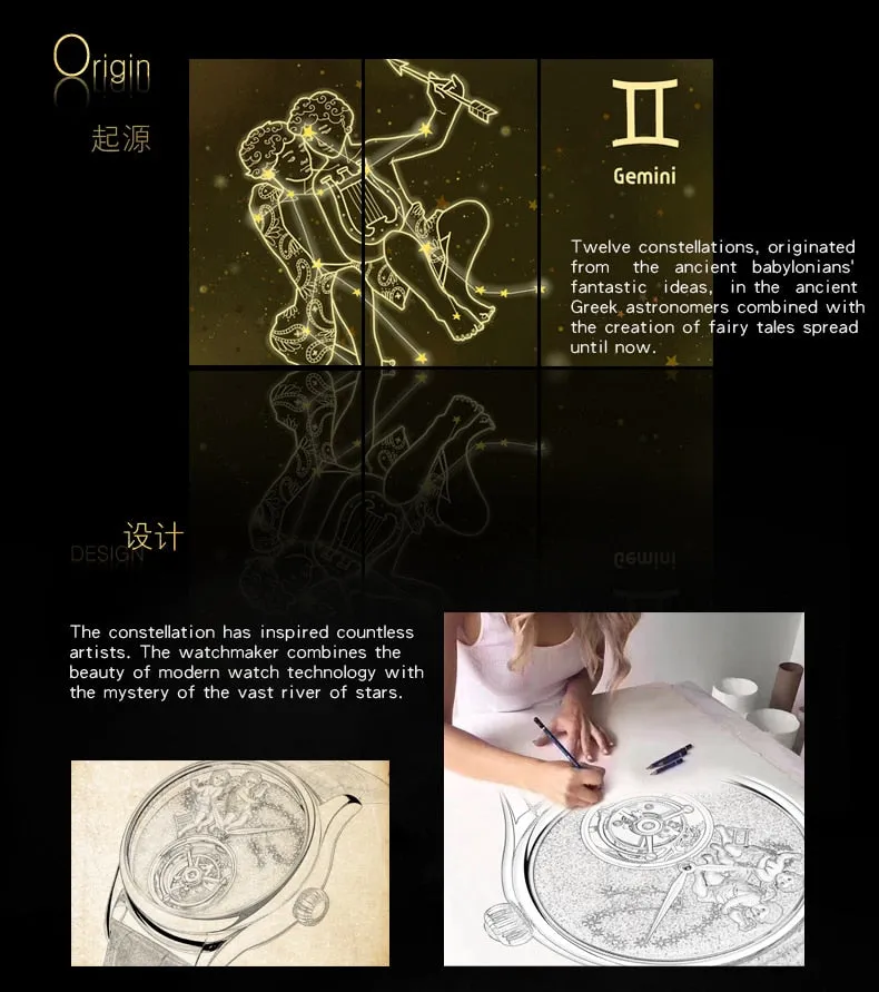 New Brand Men Watch Tourbillon Mechanical Retro Top Man Clock Stainless Steel Thin Dial Creative Trend Luxury Popular Male Watch