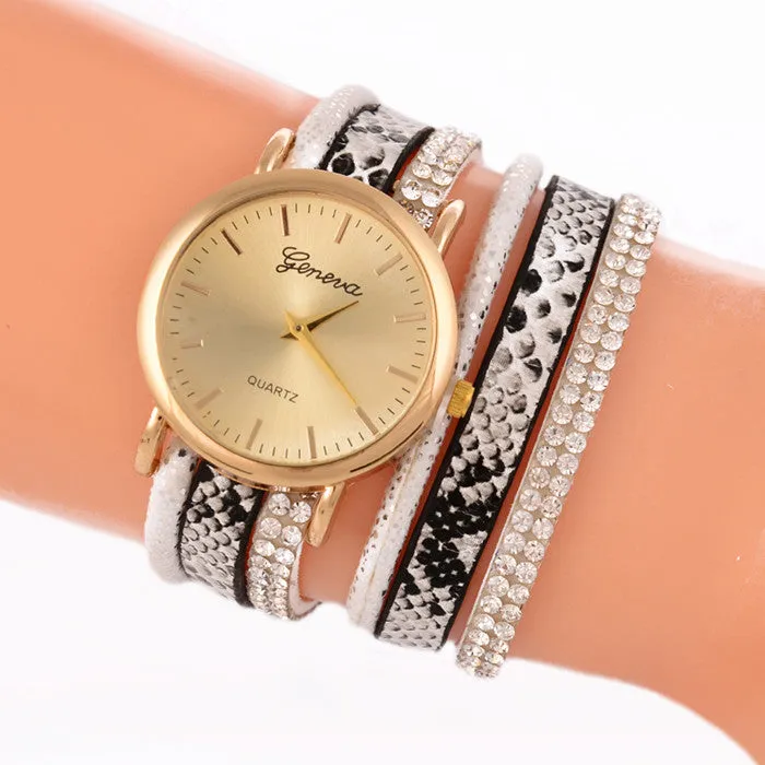 New Fashion Snake Grain Bracelet Women Watch Women Wristwatch Ladies Quartz Watch Relogio Feminino Montre Relojes Mujer Horloges