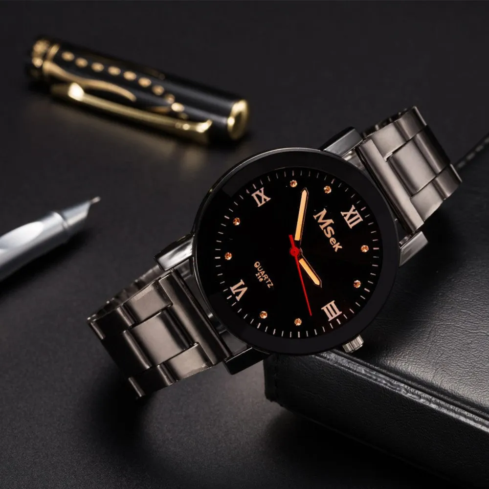 New Fashion Watch Men Top Brand Luxury Famous Wristwatch Male Clock Quartz Wrist Watch Casual Quartz-watch